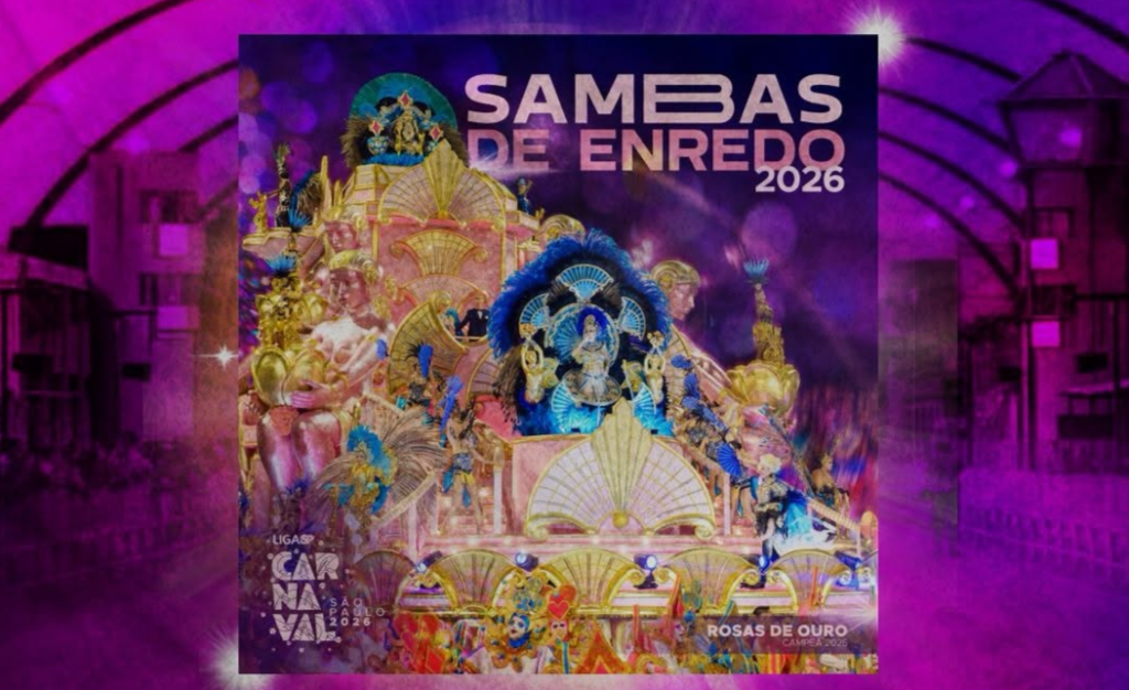 LANÇAMENTO SAMBAS ENREDO SP 2026